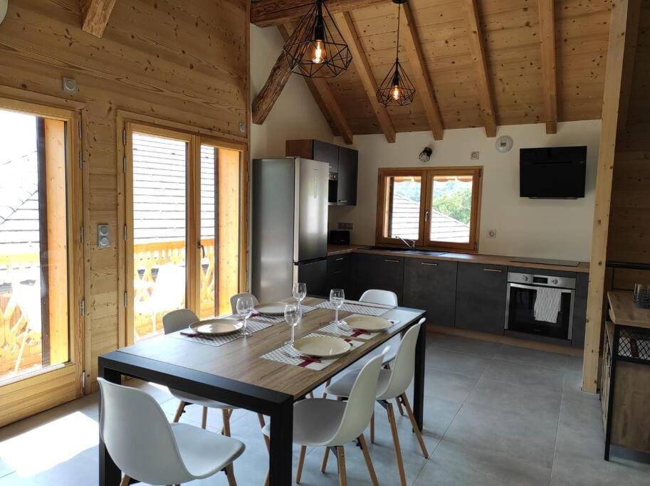 L'Echappee Belle En Montagne - Site Location-Chalet Mieussy Exterior foto