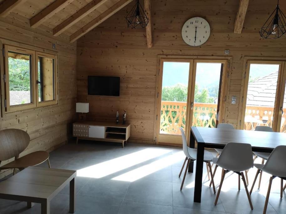 L'Echappee Belle En Montagne - Site Location-Chalet Mieussy Exterior foto